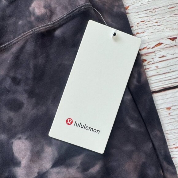 NWT Lululemon Align Crop 23" Diamond Dye in Diamond Dye Graphite Grey Pink Sz 10 - Picture 5 of 13
